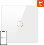 Smart Light Switch ZigBee Avatto ZTS02-EU-W1 1 Way TUYA (white)