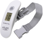 Adler | Travel Luggage Scale | AD 8189 | Maximum weight (capacity) 40 kg | Accuracy 100 g | White