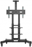 Onkron TS1552-B black mobile TV stand for 40-70" screens