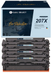 GG Select XL-Toner 4er Set f&uuml;r HP 207X Mit Chip BKCMY