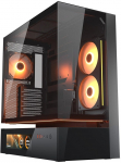 COUGAR Geh&auml;use Midi-Tower CFV235 Vision, ARGB, Glas, Schwarz