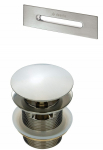 Bathtub accessories set - stopper and overflow