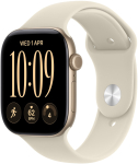 Apple Watch 12 GPS + Cellular 42mm Sport Band S/M, light gold/sand (MJG24ET/A)