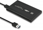 Qoltec 2.5" SATA3 HDD/SSD Drive Case | USB 3.0 | Black
