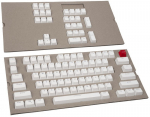 Glorious ABS-Doubleshot Keycap Set, 104 Keys, White, ANSI, US