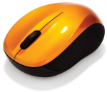 1600 DPI, 2.4GHz RF, 95 x 58 x 35.45mm, 79g, 2x AAA, Volcanic Orange