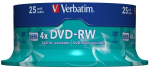 DVD-RW Matt Silver, 25pcs