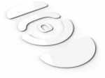 Endgame Gear XM2 Mouse Skates, 99.5% PTFE, White - Single Set