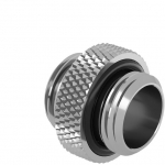 Barrow Adapter gerade G1/4 Zoll AG auf G1/4 Zoll AG, 5mm - silber