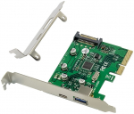 CONCEPTRONIC PCI Express Card x4 2-Port 1xUSB-C,1xUSB-A 3.0