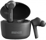 Maxell Bass 13 Sync Up Wireless Bluetooth In-Ear Headphones with Charging Case Black