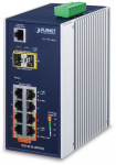 PLANET Industrial 4-Port 10/100/1000T 802.3at PoE + 4-Port