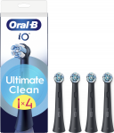 Oral-B Replaceable toothbrush heads | iO UltimateClean | Heads | For adults | Number of brush heads included 4 | Black