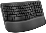 Logitech Wave Keys wireless keyboard (graphite, DE layout, Logi Bolt/Bluetooth, Windows/macOS/ChromeOS/Android/Linux)