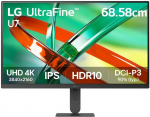 LCD Monitor|LG|27 "|3840 x 2160 pixels|4K Ultra HD|Native aspect ratio 16:9|LCD|Flat|27U710B-B