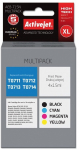 Activejet AEB-715N Ink (replacement for Epson T0715; Supreme; 4 x 15 ml; black, magenta, cyan, yellow)