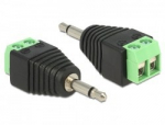 Adapter Stereo jack male 3.5 mm > Terminal Block 2 pin