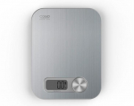 Caso | Design kitchen scale | Maximum weight (capacity) 5 kg | Graduation 1 g | Display type Digital | Stainless Steel
