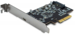 Inter-Tech PCIe Adapter Karte ARGUS KC-008, PCIeX4->USB3.2 retail
