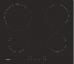 CANDY Hob CH64CCB, Vetroceramic, 4 zones, Black