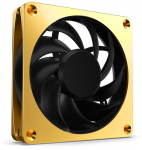 Alphacool Apex Stealth 120mm Metal PWM Fan 3000RPM - Gold