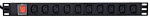 Gembird EG-PDU-10C132C19 Rack Power Unit with C19 Plug 1U 3m