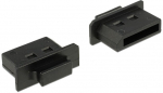 Dust Cover for Displayport female with grip 10 pieces black