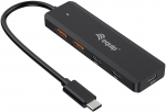Equip USB-Hub 4-Port 3.2/C->2xUSB-C 2xUSB-A 10Gbps o.Netz.sw