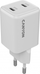 CANYON charger CU35CC GaN 35W 2xPD EU White