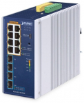 Planet Industrial L2/L4 8-Port 10/100/1000T 802.3bt PoE++ 4-Port 10G SFP+ Managed Ethernet Switch
