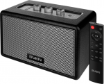 SVEN HA-950 speaker, black, MDF, PU leather, 60W, Bluetooth, USB, Micro SD, Remote