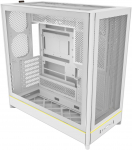 Montech HS01 PC Case, Midi-Tower, ATX, aRGB, Tempered Glass - white