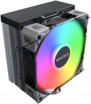 Montech NX400 Black CPU Cooler, ARGB, 120mm, black