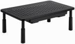 Gembird Adjustable monitor stand with drawer
