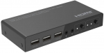 MicroConnect 4K@60Hz HDMI KVM switch, 2x1, 4:4:4