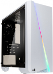 Aerocool Cylon Mini White Micro-ATX Case with Acrylic Window, RGB Strip