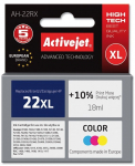 Activejet AH-22RX Ink cartridge (replacement for HP 22XL C9352A; Premium; 18 ml; color)