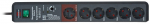 6-way, 3500W, 3m, Anthracite