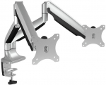 ICY BOX Dual-Monitorhalterung, IB-MS504-T - silber