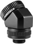 PHANTEKS Glacier Rotary Hard-Tube Fitting 16mm 45 Degree G1/4 - black, rotatable