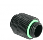 Barrow Adapter gerade G1/4 Zoll AG auf G1/4 Zoll AG, 14mm, drehbar - schwarz