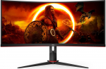 AOC CU34G2XP/BK 34-inch Curved Ultrawide VA 180Hz WQHD Gaming Monitor