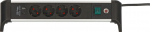 Brennenstuhl ALU-Office-Line 4-Outlet 1.8m USB Extension Cord