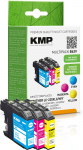 KMP Patrone Brother LC-225XL CMY Multip. 3x1200S. B63V