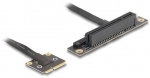 Delock adapter Mini PCIe plug to PCIe 3.0 x8 slot 90&deg;