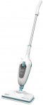 BLACK & DECKER | Steam mop | FSMH13E10-QS | Power 1300 W | Water tank capacity 0.38 L | White/Blue