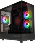 GSI SmartAssembly ARGB Glass Micro-ATX Case - 750W Gold