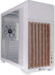 Thermaltake TR300 WS case (white/wood, tempered glass)