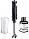 Braun MultiQuick 3 MQ30201M 0.6 L Immersion blender 900 W Black, Satin steel