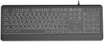 Gembird KB-UML-04-CYRL Slim wired backlight keyboard, black, Cyrillic layout
